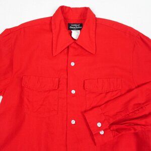 Vintage Deacon Brothers Viyella Wool Cotton Shirt Men's M Tall Casual Button Up